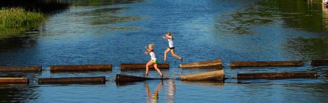Log run, hayward, wisconsin, logging