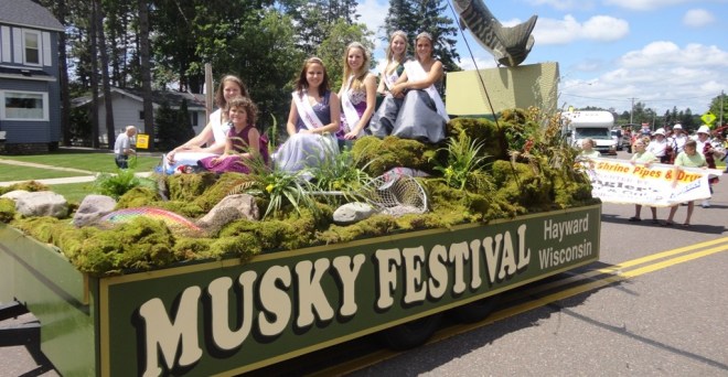 fishing, musky, festival, parade, wisconsin