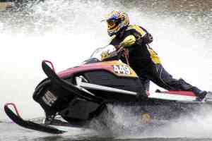 Racing-Snowmobile-on-Water