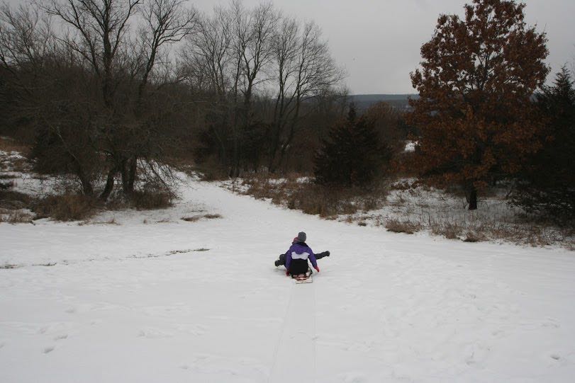 sledding