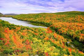 porcupine mountain fall image