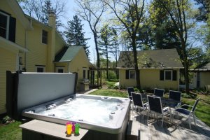 Relax and Enjoy the warm hot tub on cooler nights