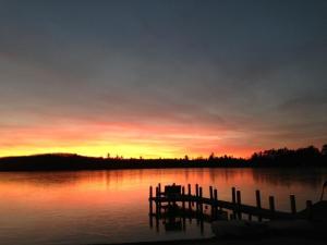 MI vacation rental sunset