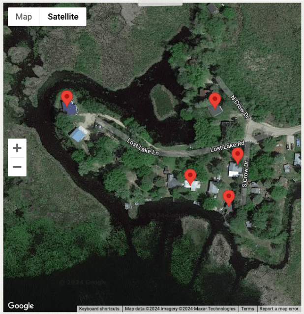 Ron’s Quality Waterfront Cottages On the Martiny Chain of 10 lakes – Barryton,&nbsp;Michigan