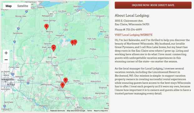 Local Lodging Joins RentWisconsinCabins.com. Lists 19 NW Wisconsin Vacation&nbsp;Rentals!