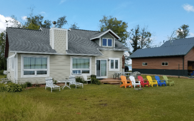 Rent Your Own Peninsula on North Long Lake: Robison Point is a Big Win for Cabintimers. A RentMinnesotaCabins.com Listing&nbsp;Partner.