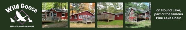 Wild Goose Resort on Round Lake, Wisconsin: Lakefront Cabin Rentals Near Minocqua & Park Falls (Pike Lake Chain). A RentWisconsinCabins.com Listing Partner Since&nbsp;2019!