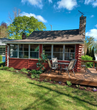 North Lakeport Log Cabin Near Lake Huron | Book Direct. A RentMichiganCabins.com Listing&nbsp;Partner.